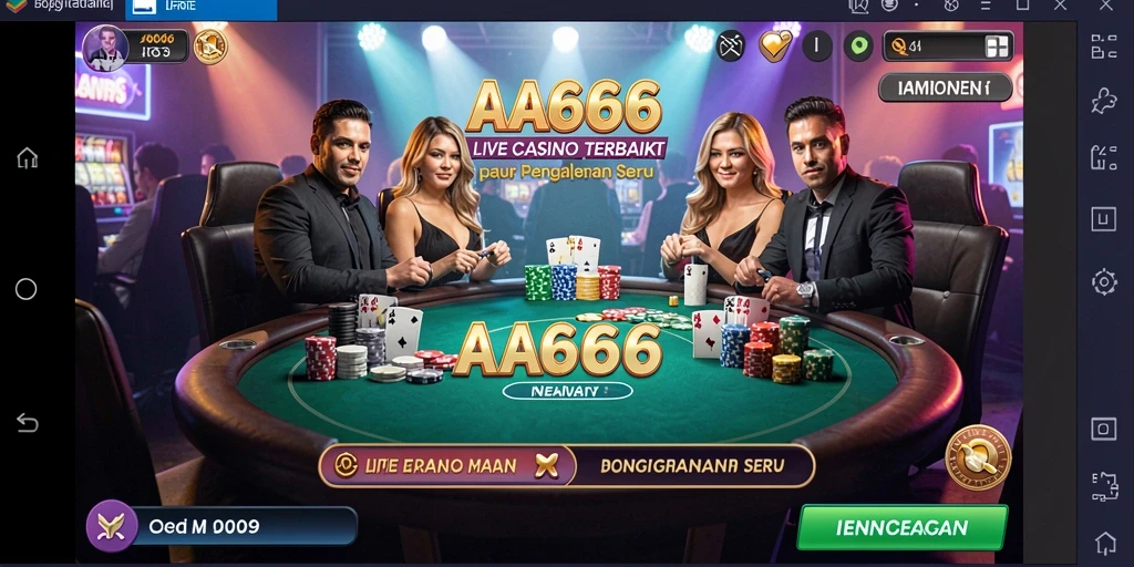 Gameplay seru di AA666 dengan dealer langsung yang profesional.