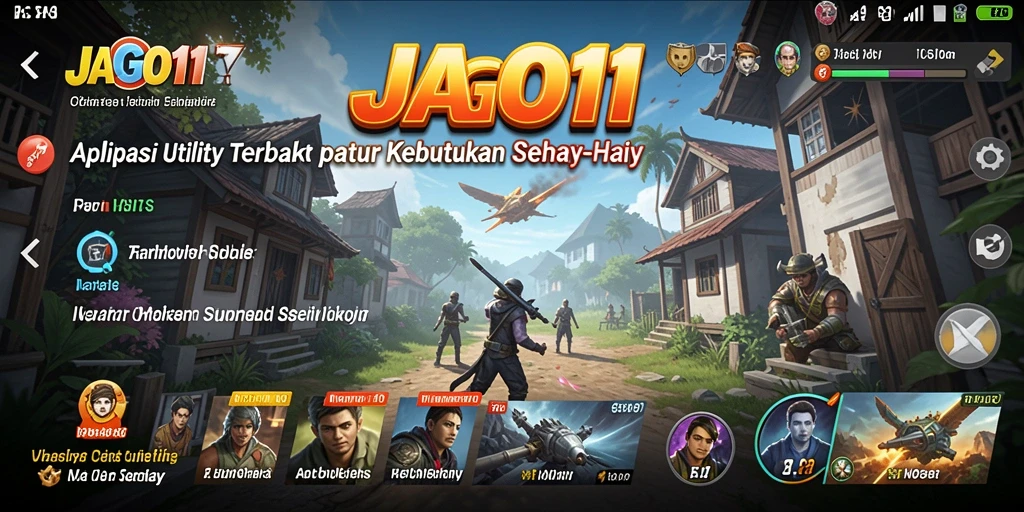 Tampilan antarmuka JAGO11 yang sederhana dan fungsional.