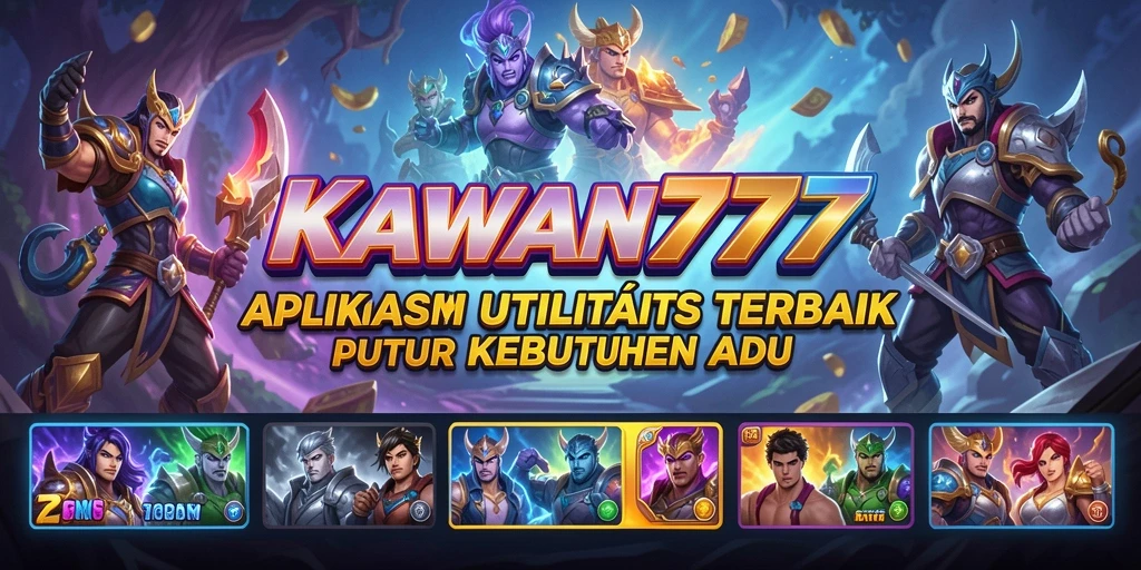 Tampilan utama KAWAN777 dengan berbagai fitur bermanfaat.