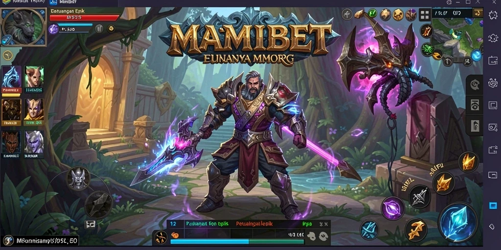 Screenshot gameplay MAMIBET dengan aksi seru dan karakter menakjubkan.