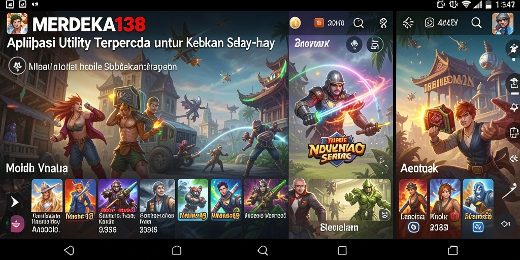 Tampilan screenshot aplikasi MERDEKA138 yang memudahkan penggunaan.