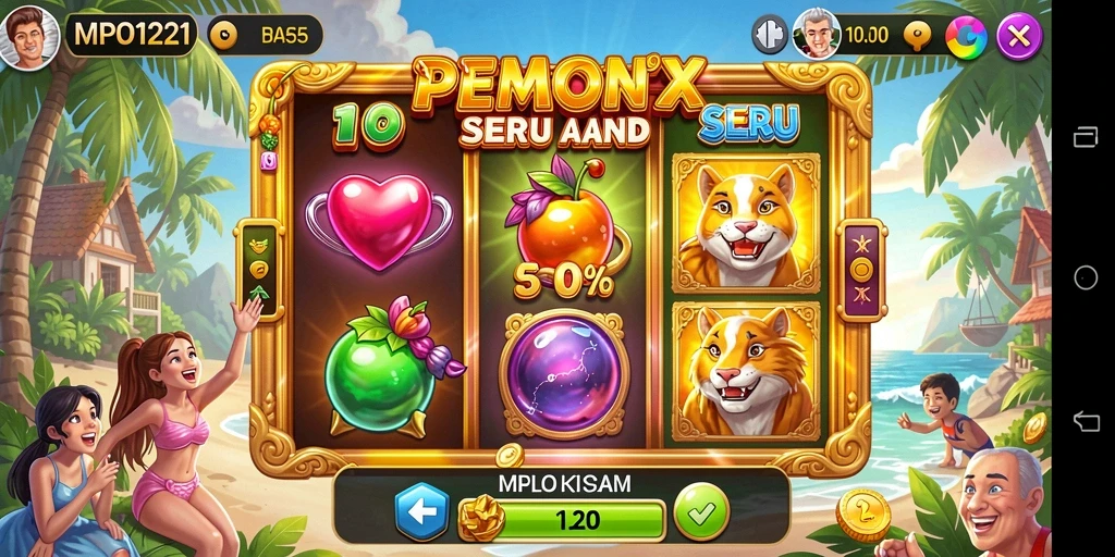 Tampilan menarik dari gameplay Slot MPO1221 yang seru.