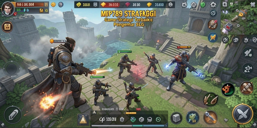 Screenshot gameplay MVP789 menampilkan perang strategis yang mengesankan.