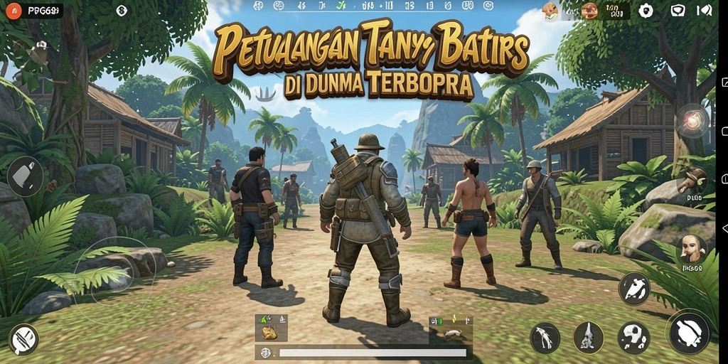 Gameplay PGG68 yang menawan dalam dunia terbuka yang luas.