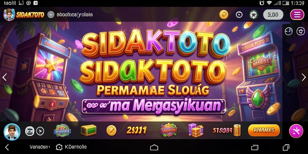 Tampilan gameplay Slot yang menawan di SIDAKTOTO.