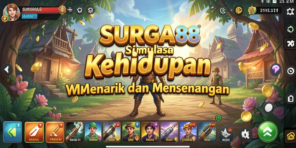 Tampilan gameplay SURGA88 yang menarik dan interaktif.