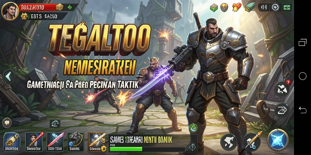 Screenshot TEGALTOTO menunjukkan gameplay strategi yang intens dan menarik.