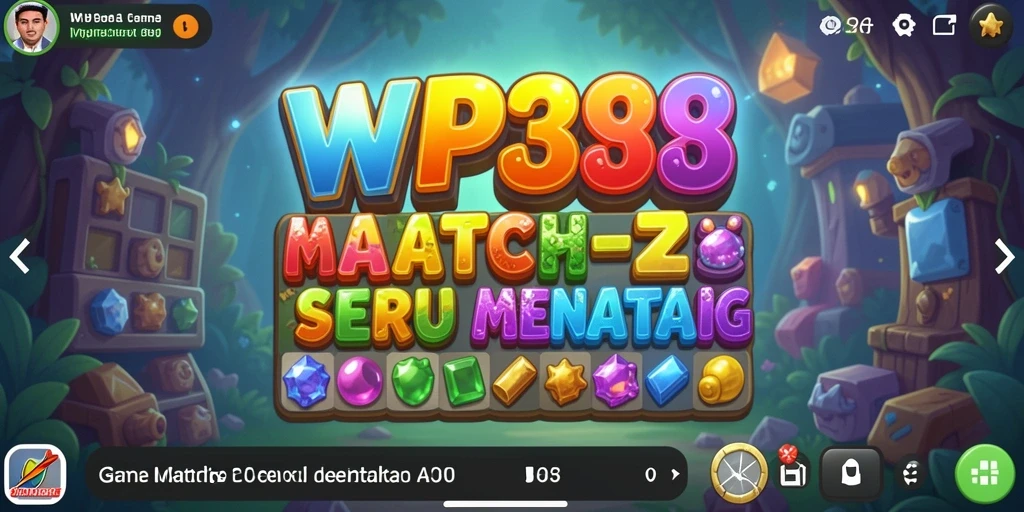 Tampilan menarik dari gameplay WP888 yang penuh warna.